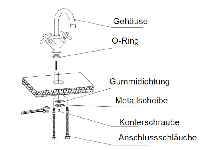 Faszinierend Wasserhahn Einzelteile Bezeichnung Bilder